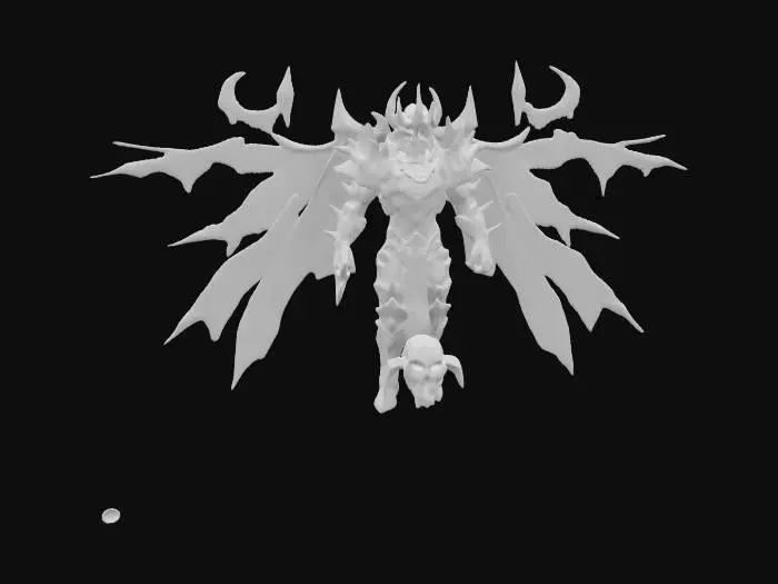 3D model for Demonic Warrior