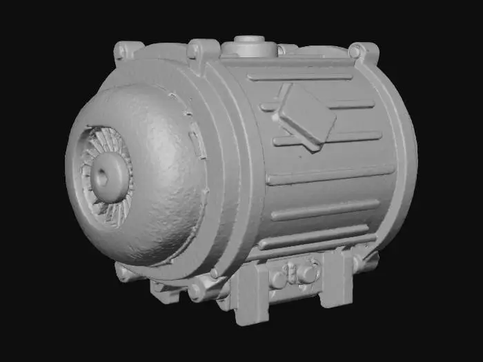 3D model for Rusty Industrial Generator
