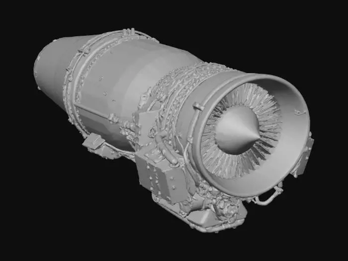 3D model for Jet Engine Showcase