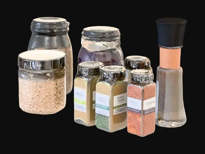 3D model for Spice and Grain Jars