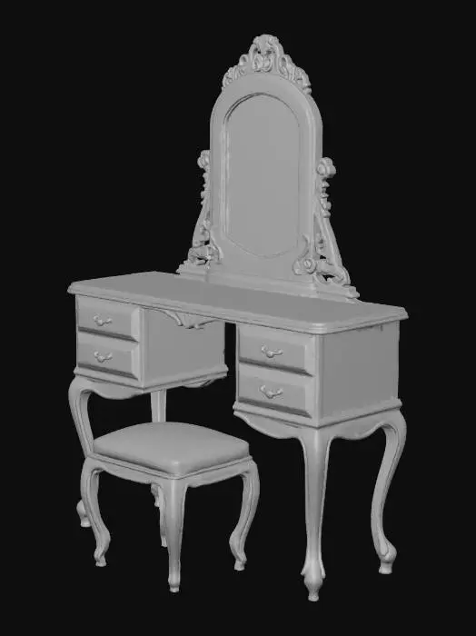 3D model for Vintage Vanity Set