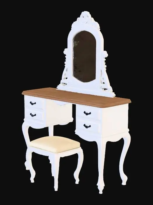 3D model for Vintage Vanity Set
