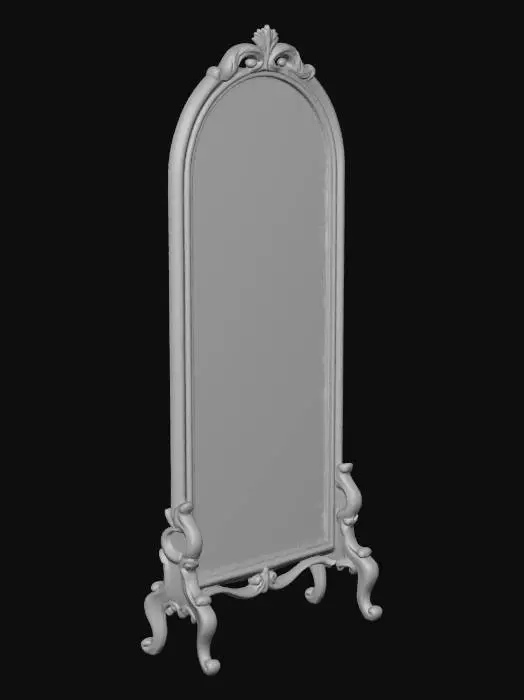 3D model for Golden Elegance Mirror