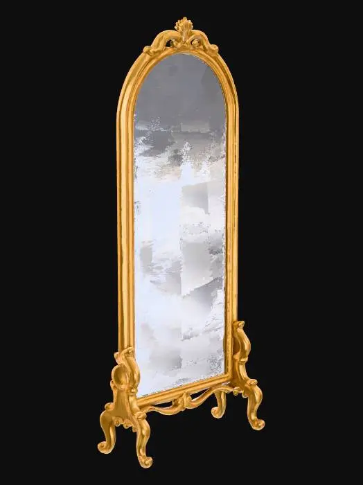 3D model for Golden Elegance Mirror