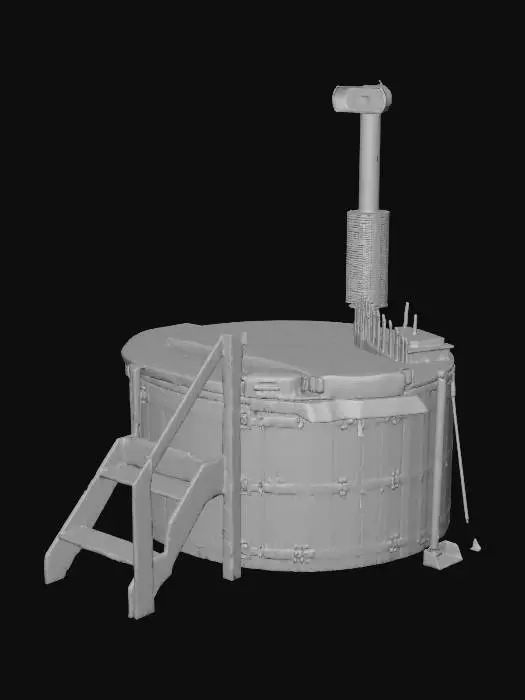 3D model for Woodfire Serenity Tub