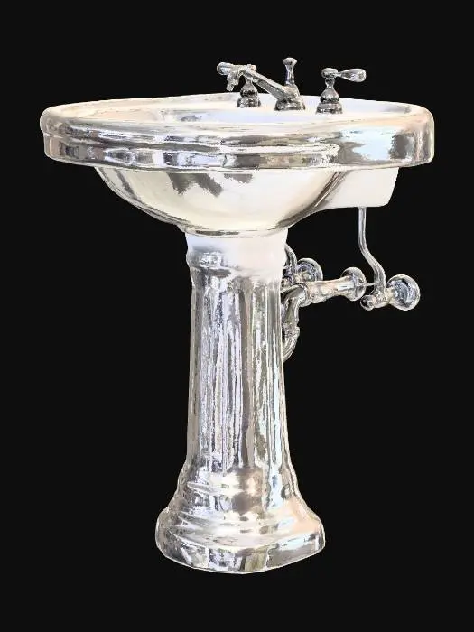 3D model for Classic Pedestal Sink