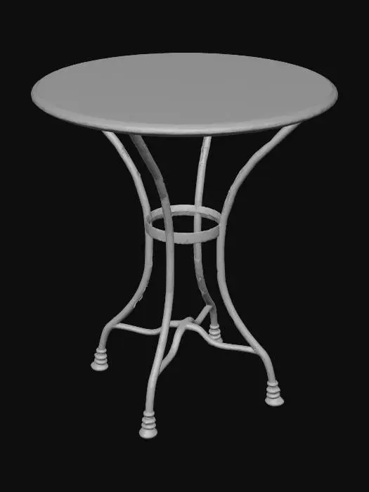 3D model for Metal Bistro Table