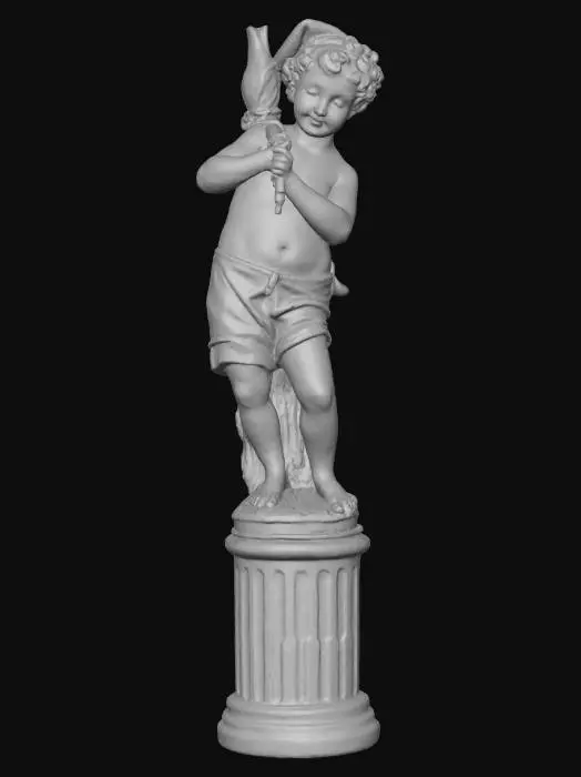 3D model for Garden Cherub Statue