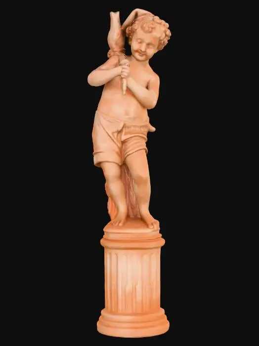 3D model for Garden Cherub Statue