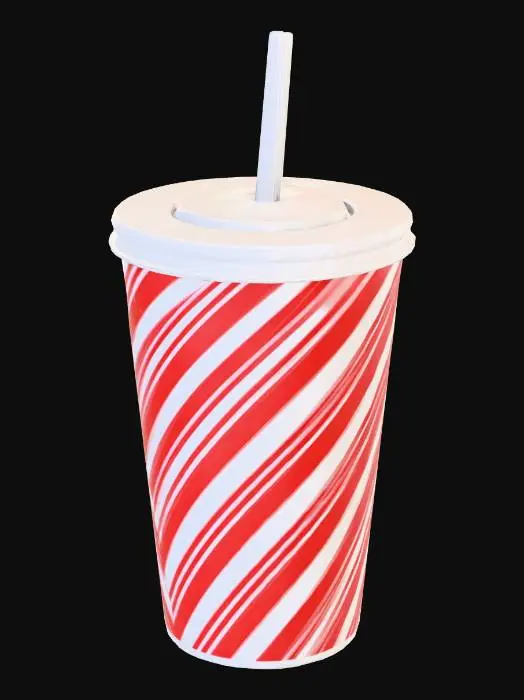 3D model for Striped Soda Cup