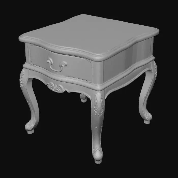 3D model for Vintage Side Table