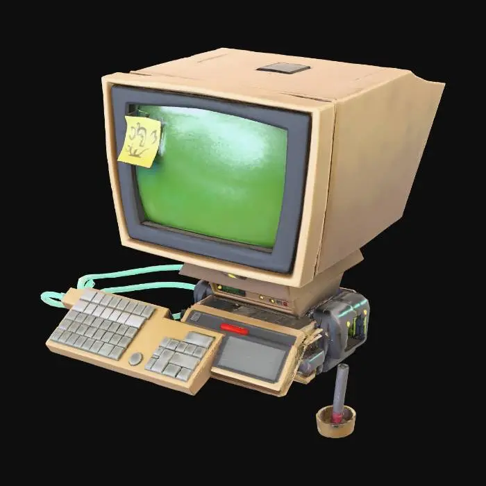 3D model for Retro Tech Nostalgia