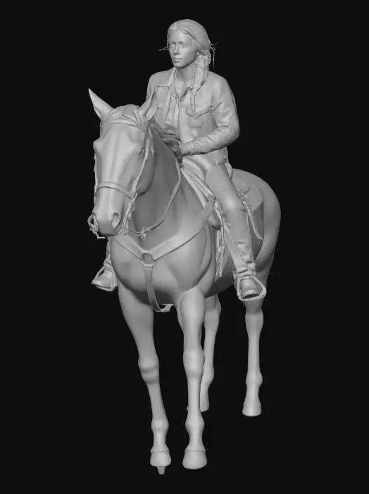 3D model for Morning Ride with Coffee