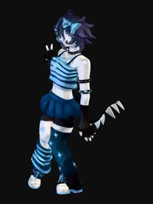 3D model for Starry scene two time