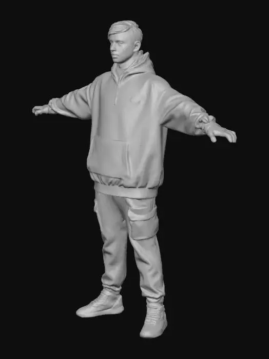 3D model for T-Pose in Office