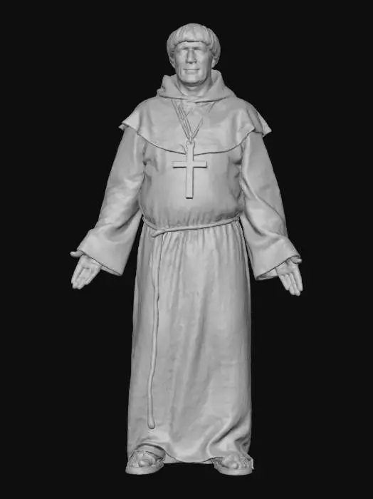 3D model for Monk in Robes