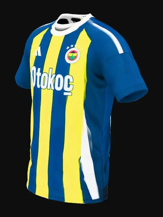 3D model for Fenerbahçe Home Jersey