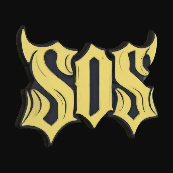 3D model for SOS Emblem