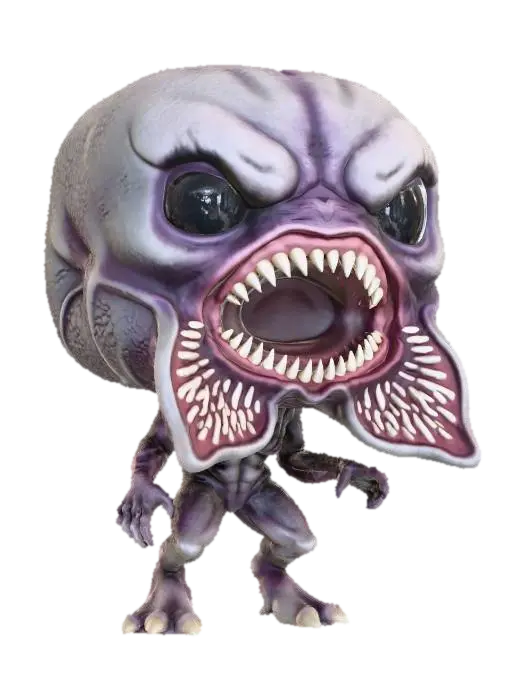 vygeneruj mi trojrozmerny obraz demogorgona ze serialu Stranger Things v motivu… - Demogorgon 3D model, vytvořený pomocí AI