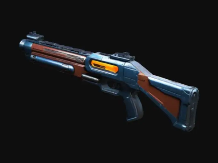 3D model for sci-fi shotgun

