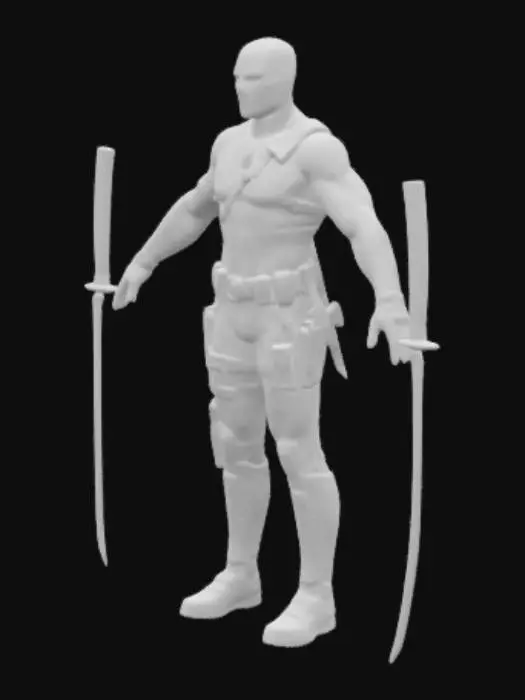 3D model for Masked Warrior