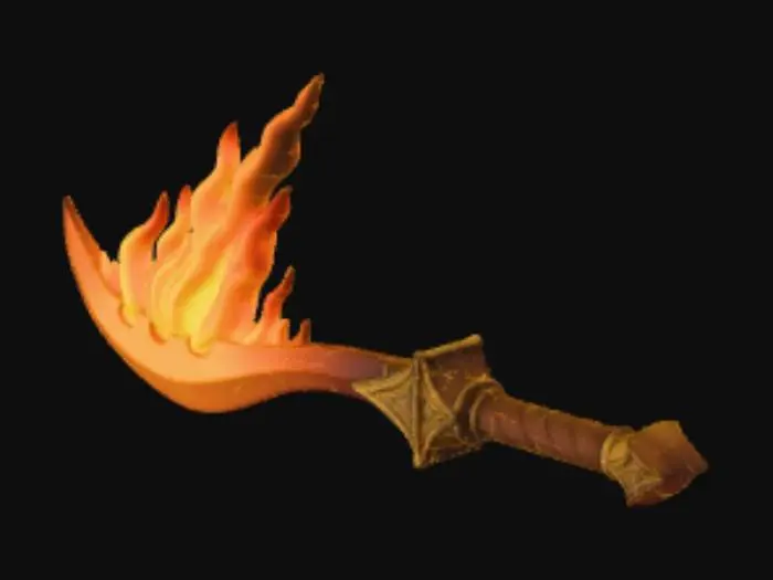 3D model for Burning Sword
