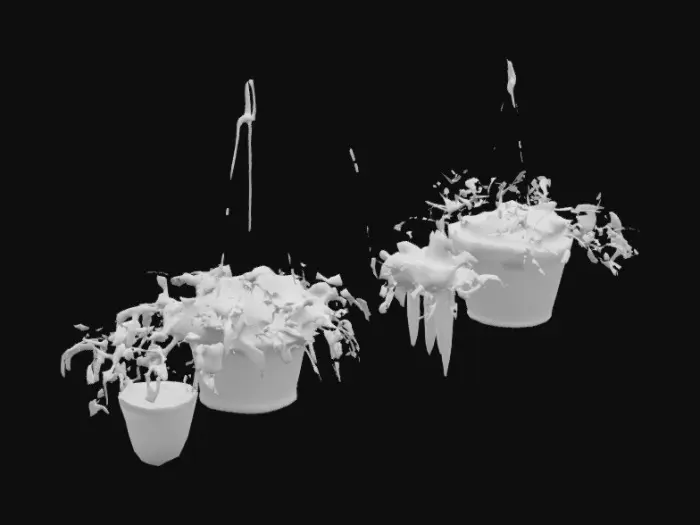 3D model for Winter's Hanging Blooms