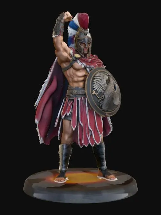 3D model for Warrior of Valor