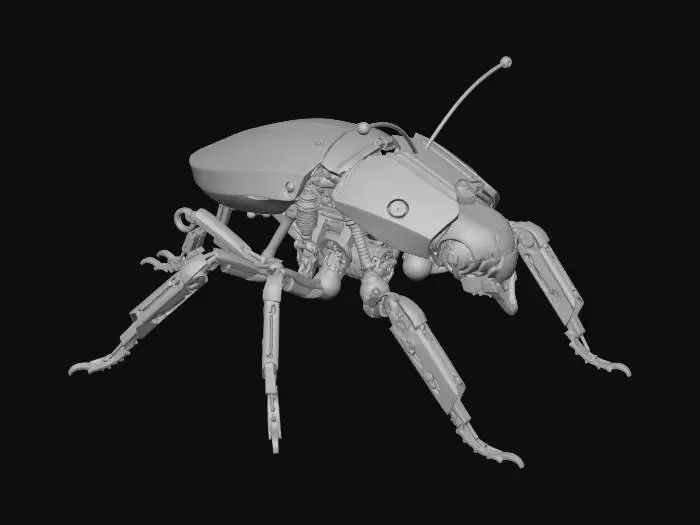 3D model for robotic beetle for 3d printing