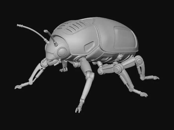 3D model for robot beetle