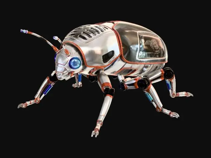 3D model for robot beetle