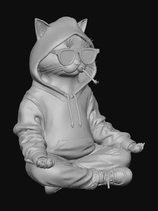 3D model for Zen Feline Coolness