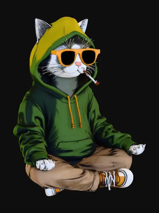 3D model for Zen Feline Coolness