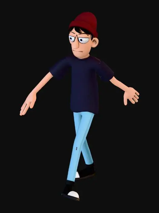 3D model for Lamar Idle Vlogger