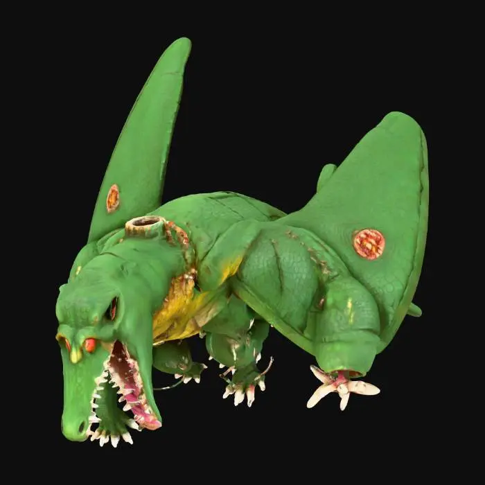 3D model for Dino-Plane Hybrid