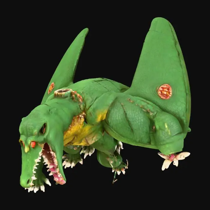 3D model for Dino-Plane Hybrid