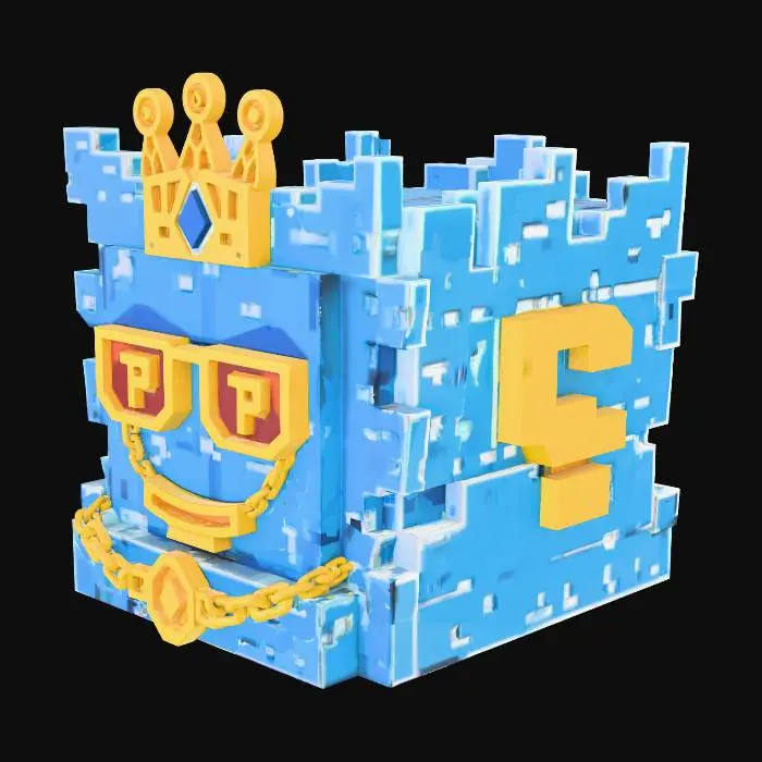 3D model for Royal Mystery Pixel Box