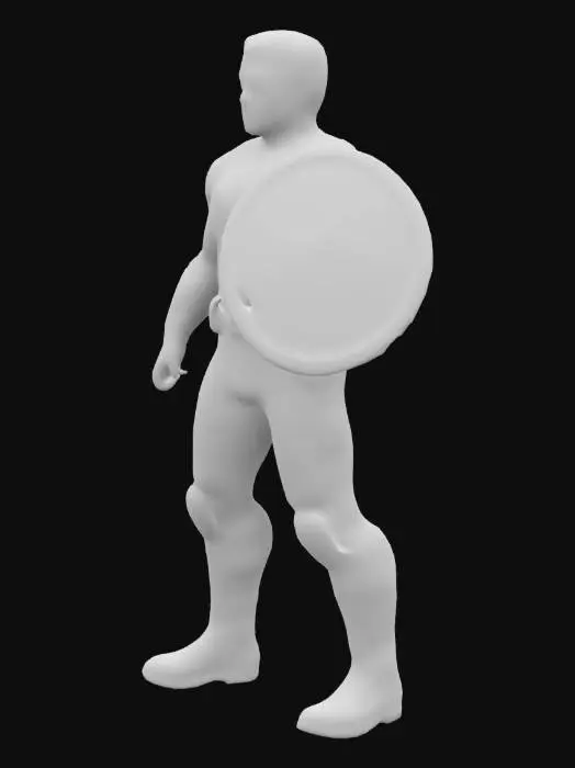 3D model for Make me a realistic Captain America model high quality.