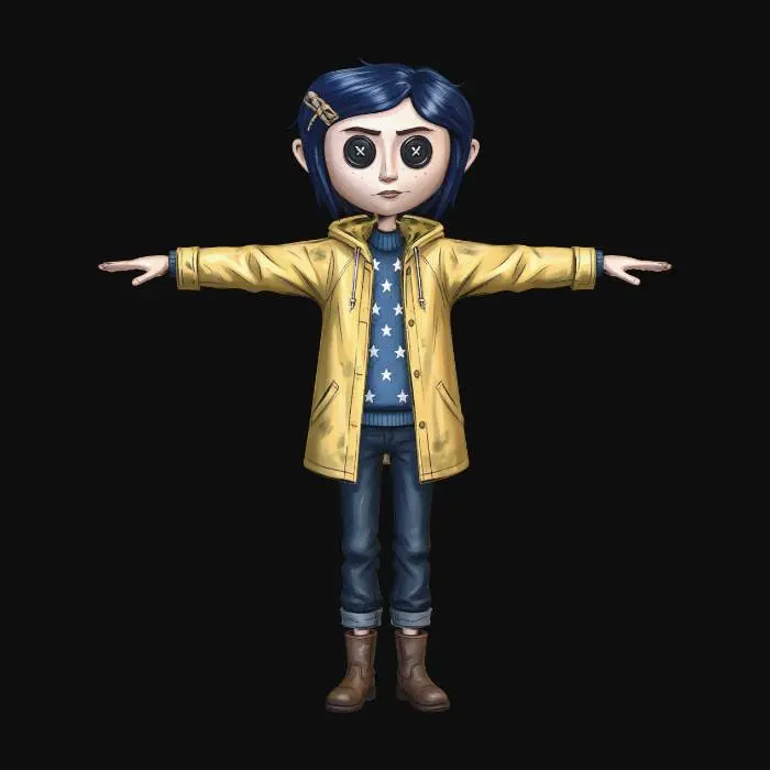 3D model for Coraline