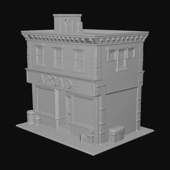 3D model for Neon Nights Arcade