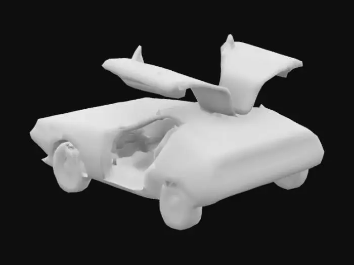 3D model for Time Traveler's Ride