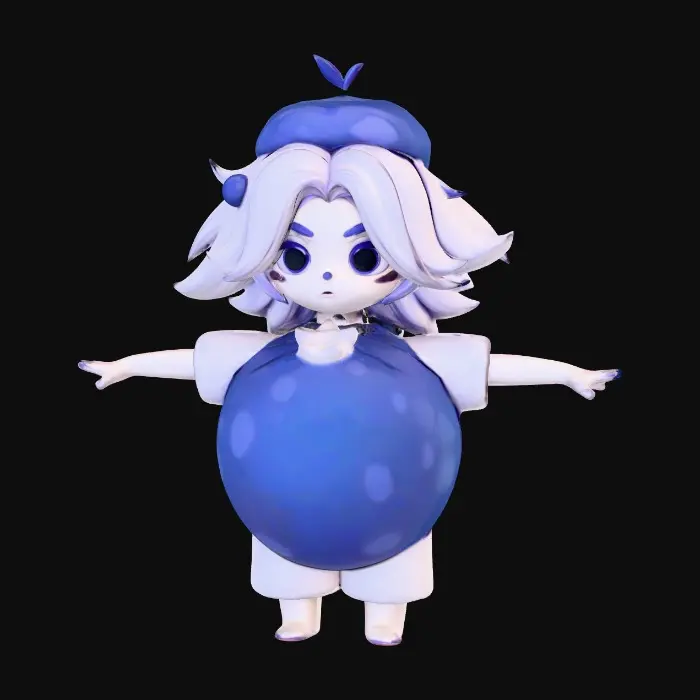 3D model for Blueberry Kid