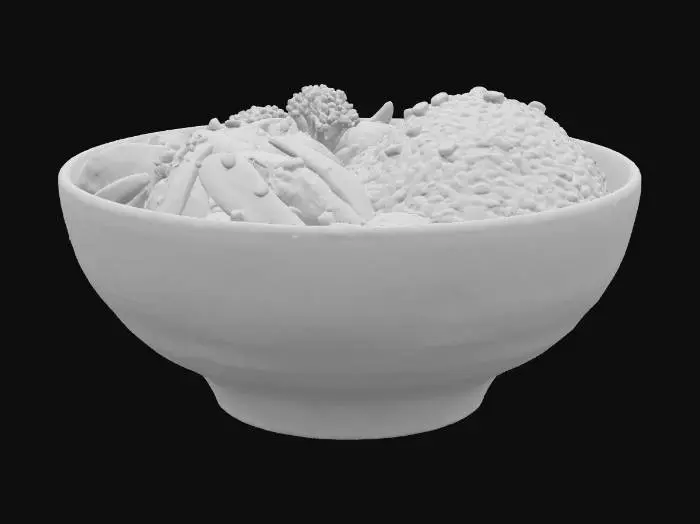 3D model for Succulent Chinese Meal