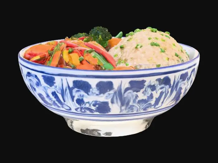 3D model for Succulent Chinese Meal