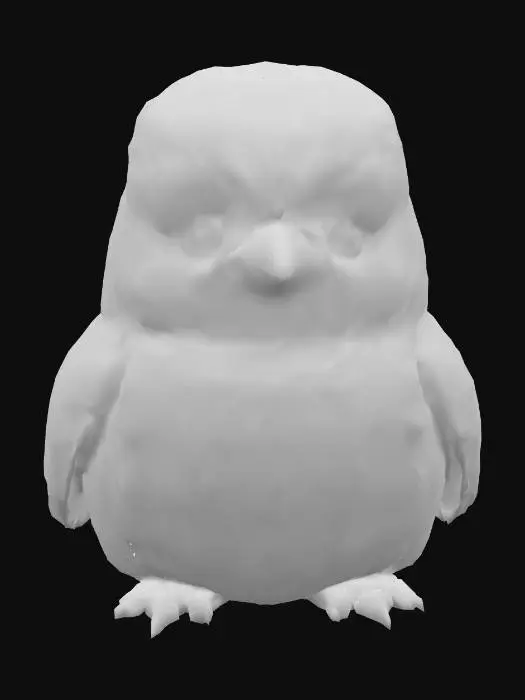 3D model for Kookaburra Plushie Toy