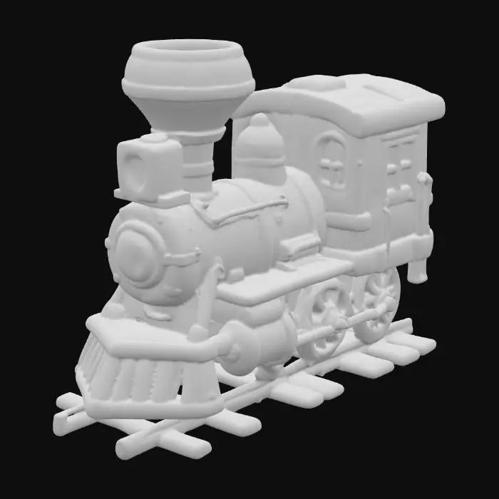 3D model for Train Adventure, #PBR#