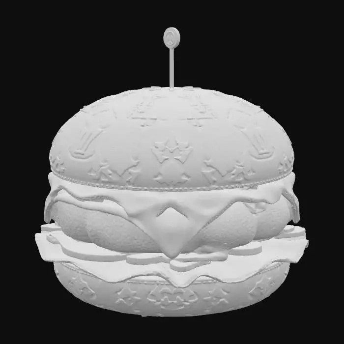 3D model for Louis Vuitton Leather Burger