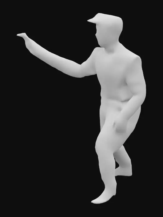 3D model for Elon musk with a banana