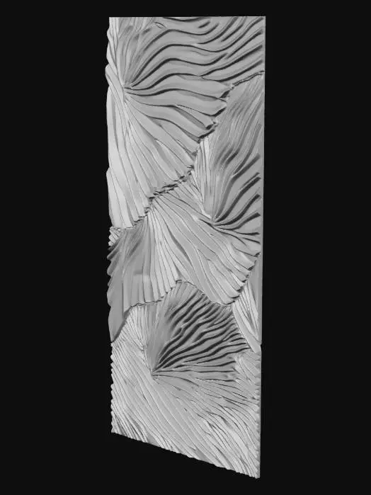 3D model for Feathered Sand Ripples
