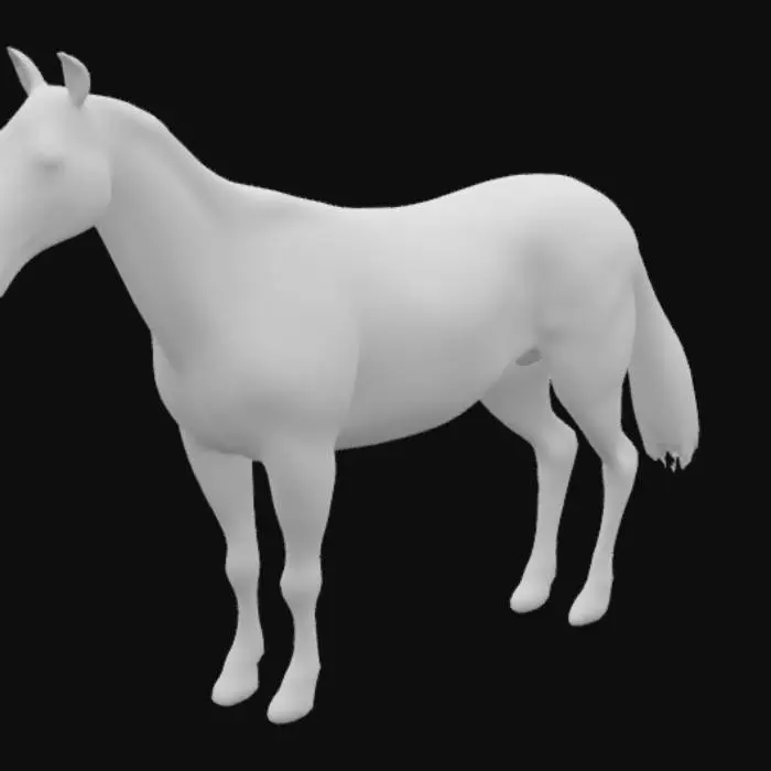 3D model for Horse realistic